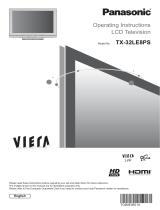 Panasonic TX32LE8PS Operating instructions