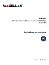 Magellan MG6250 Section Programming Manual