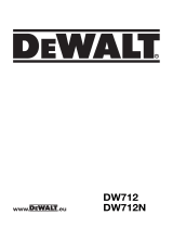 DeWalt DW712 User manual