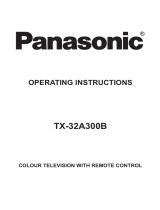 Panasonic TX32A300B Operating instructions