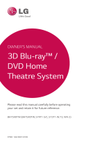 LG BH7540TW Owner's manual