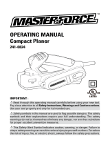 MasterForce 241-0824 Operating instructions
