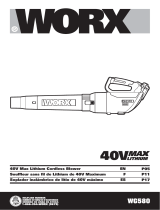 Worx WG580 User manual