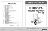 Kubota WSM F3680 User manual