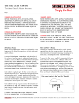 STIEBEL ELTRON DHC-E 8/10 User manual