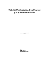 Texas Instruments TMS470R1x Controller Area Network (CAN) Reference (Rev. E) User guide