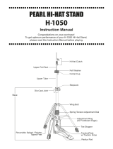 PEARL H-1050 Hi-Hat Stand User manual