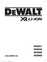 DeWalt DCD931 User manual
