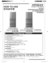 Hitachi R-SF56YMJ How To Use Manual