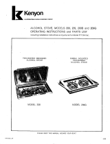 Kenyon 209 Owner's manual