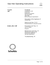 Scholtes B 40 L EC.1 SF Operating Instructions Manual