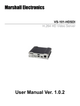 Marshall Electronics VS-101-HDSDI User manual
