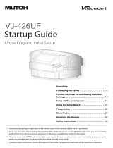 MUTOH VJ-426UF Startup Manual