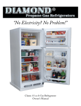 Diamond Elite 19 cu ft Gas Refrigerator Owner's manual