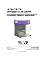 UVP HEPA/UV3 PCR Workstation And Cabinet Owner's manual