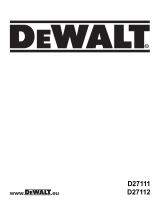 DeWalt D27112 Owner's manual
