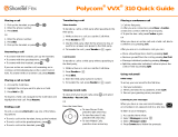 Polycom VVX 310 Quick Manual