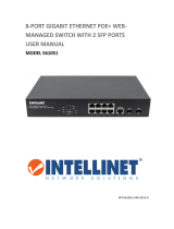 Intellinet 8-Port Gigabit Ethernet PoE  Web-Managed Switch with 2 SFP Ports User manual