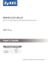 ZyXEL Communications NWA1123-ACv2 User manual