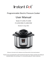 Instant Pot IP-LUX60-ENW User manual