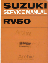 Suzuki RV50 User manual