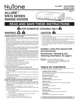 NuTone WS15 SERIES Instructions Manual