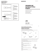 Sony CDX-3150 Installation guide
