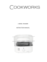 Cookworks 2 Bowl Steamer User manual
