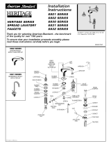 American Standard 6832 Series Installation guide