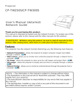 Hitachi CPTW3005 User manual