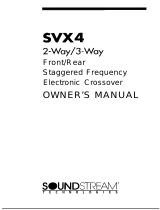 Soundstream SVX-4 Owner's manual