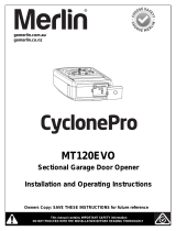 Merlin CYCLONE PRO MT120EVO Installation And Operating Instructions Manual