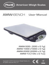 American Weigh Scales AMW-13 User manual