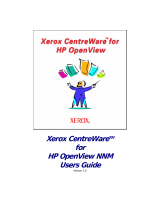 Xerox CentreWare for HP OpenView User guide