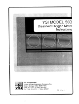 YSI 50B Dissolved Oxygen Meter Owner's manual