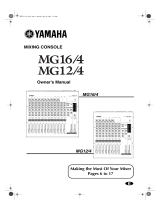 Yamaha MG16XU User manual