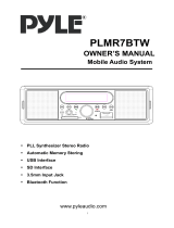 Pyle PLMR8BTBK Owner's manual