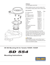 Ohlins SD554 Mounting Instruction