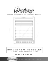 Vinotemp VT-46TS-2Z Owner's manual