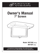 Magnadyne MovieVision MV750T Owner's manual