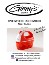 GINNY’S 5-Speed Hand Mixer User manual