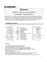 Aiphone DB series User manual