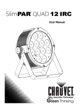 CHAUVET DJ SlimPAR QUAD 12 IRC User manual