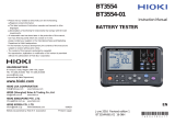 Hioki BT3554 User manual