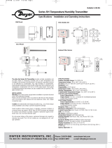 Dwyer Series RH/RHL User manual