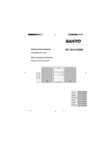 Sanyo DC-DA1400M User manual