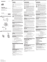 Sony HVLRLAM User manual