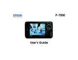 Epson P-7000 User manual