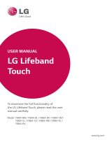 LG FB84-BL.AAUSLLK User manual