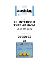 Austdac ABMA3-1 User manual